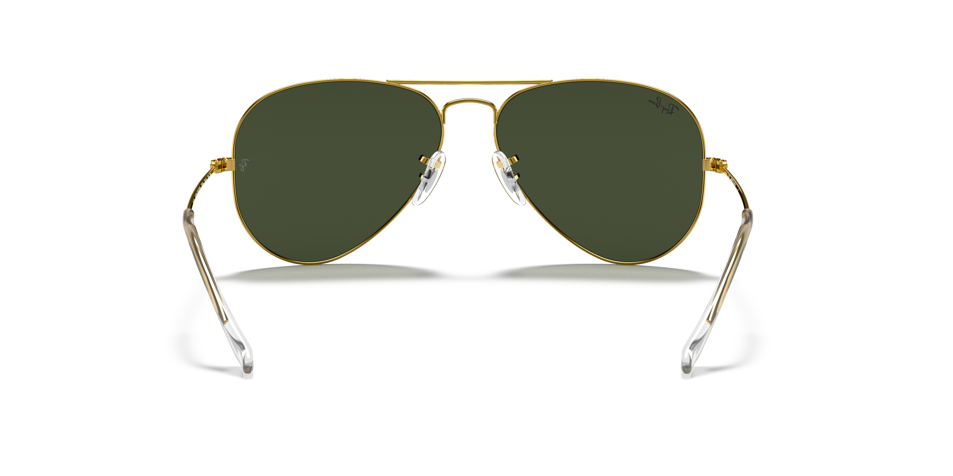 ray ban gold frame aviator sunglasses