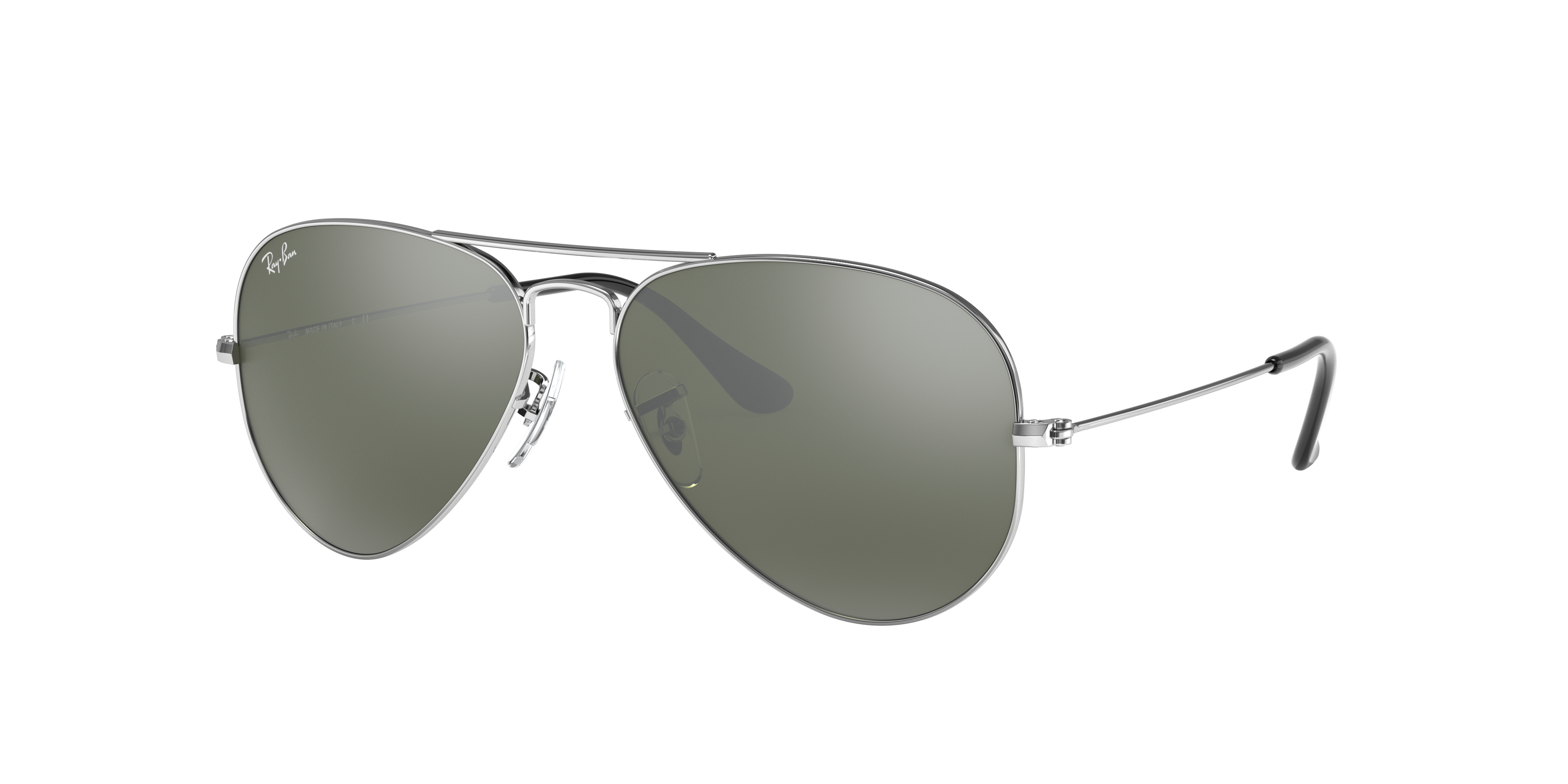 Aviator Silver Mirror RB 3025 W3277 Atterley Women Accessories Sunglasses Aviator Sunglasses 