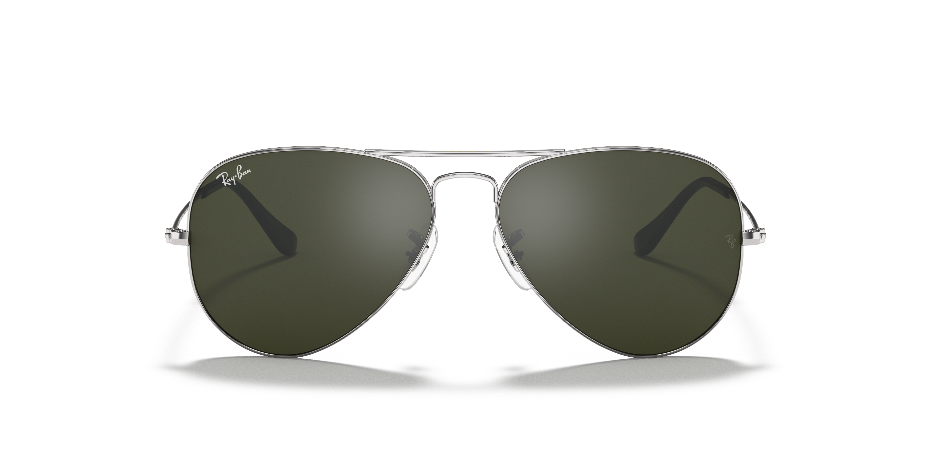 Accessoires Sonnenbrillen Pilotenbrillen 58\/RB3025\/wie NEU! Ray-Ban Sonnenbrille Aviator\/Polarized\/Metal\/ Silber\/Grau\/Gr Orig 