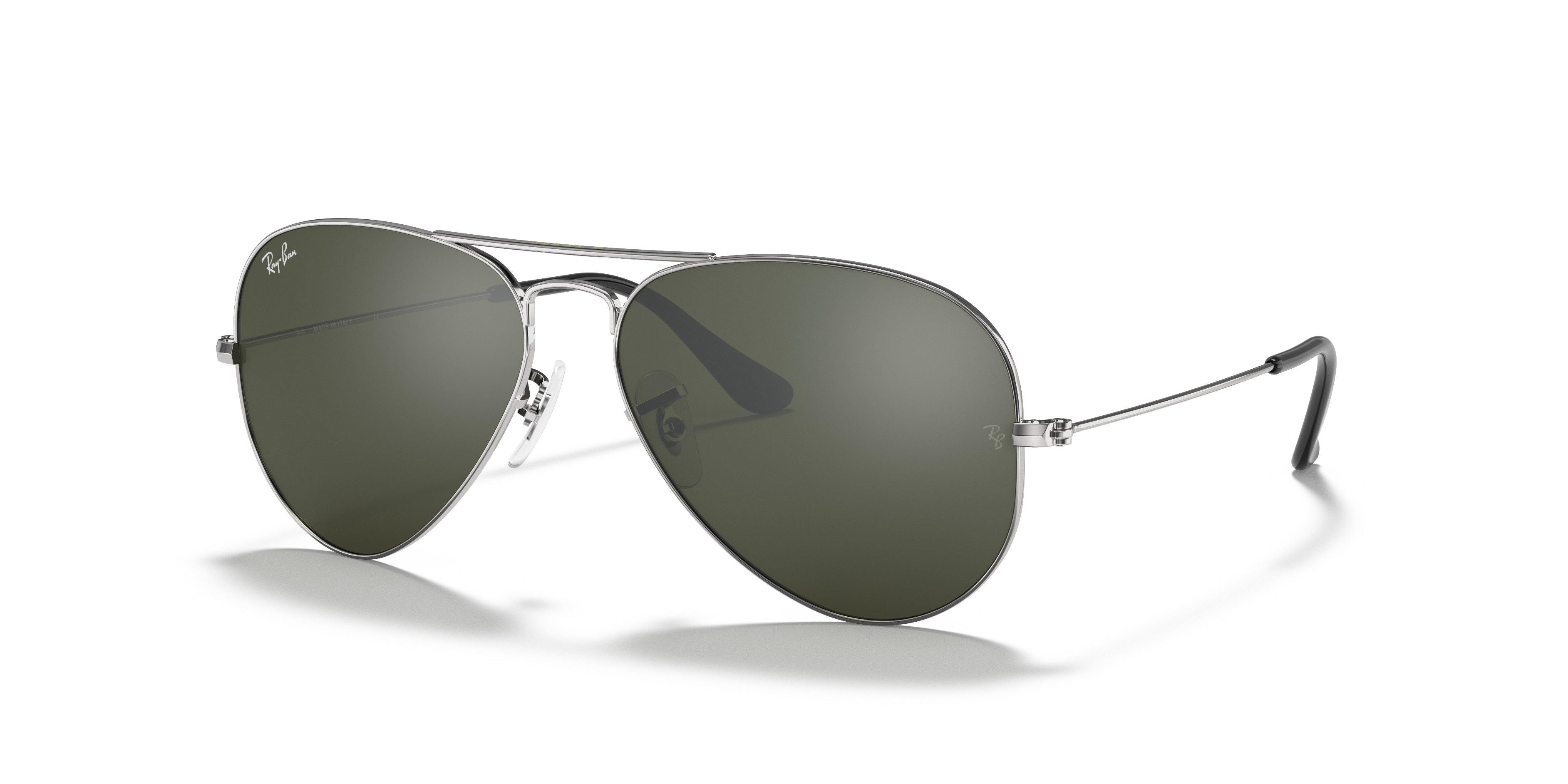 Ray-Ban Zonnebril Pilot RB3025 Unisex Zilver kleur Frame &Zilver Spiegel Lens Accessoires Zonnebrillen & Eyewear Zonnebrillen 