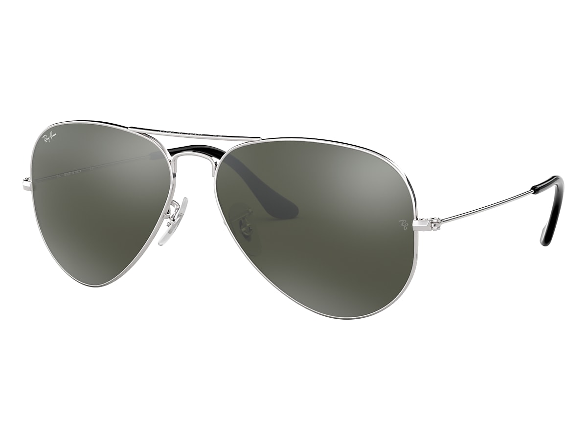 AVIATOR MIRROR Sunglasses in Silver and Silver - RB3025 | Ray-Ban® EU