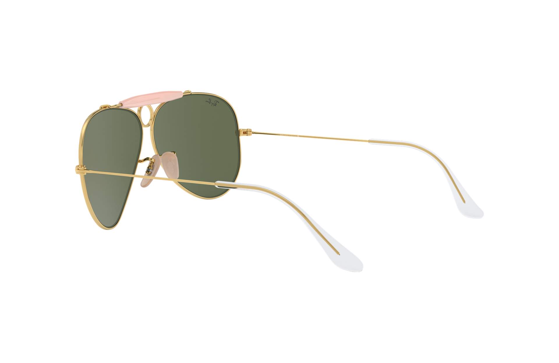 Shooter Sunglasses in Gold and Green 