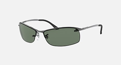 RB3183 Polarized Sunglasses in Black and Dark Grey Polarized (63