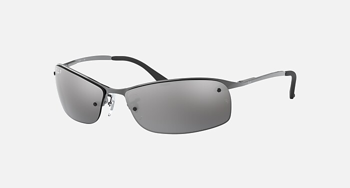RB3386 Sunglasses in Gunmetal and G-15 Green Polarized - RB3386