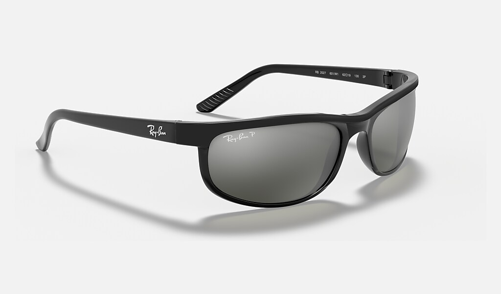 Predator 2 Sunglasses In Black And Grey Ray Ban