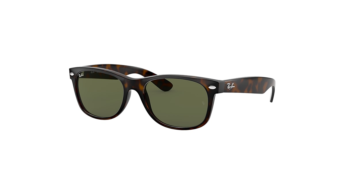 NEW WAYFARER CLASSIC Sunglasses in Tortoise and Green - RB2132 | Ray-Ban®