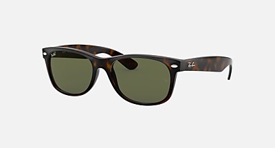 NEW WAYFARER CLASSIC Sunglasses in Black and Green - RB2132 | Ray-Ban®