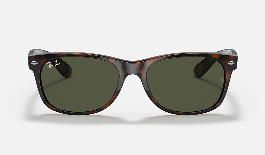 Onmogelijk Verst Bevestigen aan New Wayfarer Classic Sunglasses in Tortoise and Green | Ray-Ban®
