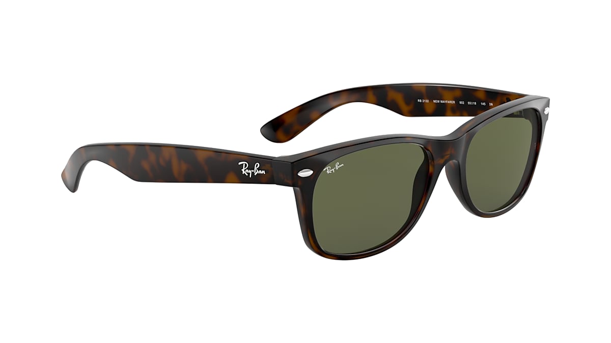 NEW WAYFARER CLASSIC Sunglasses in Tortoise and Green 