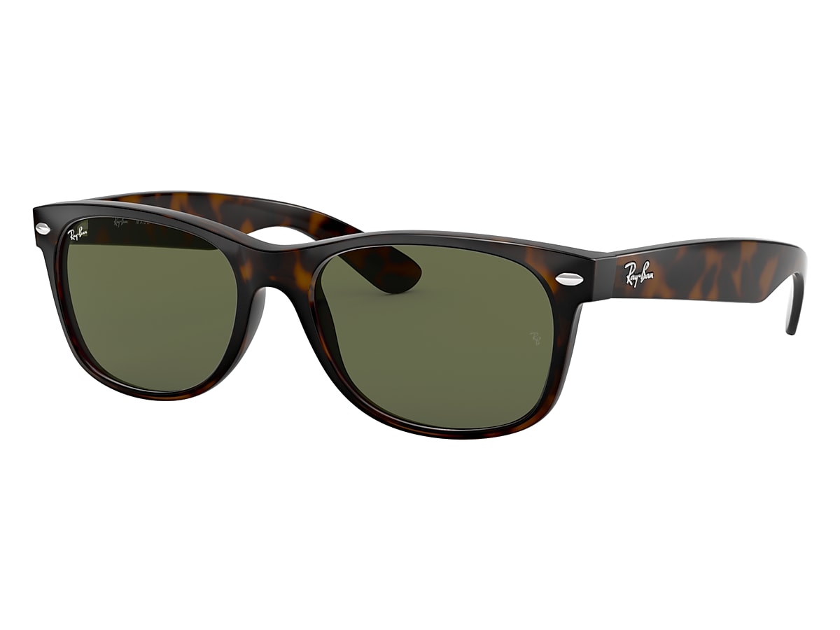 proza De onze Kiezen New Wayfarer Classic Sunglasses in Tortoise and Green - RB2132 | Ray-Ban® US