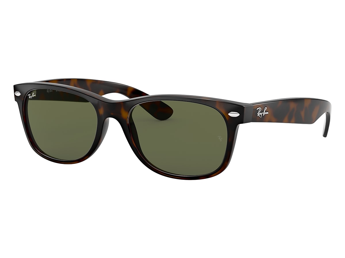 NEW WAYFARER CLASSIC Sunglasses in Tortoise and Green RB2132