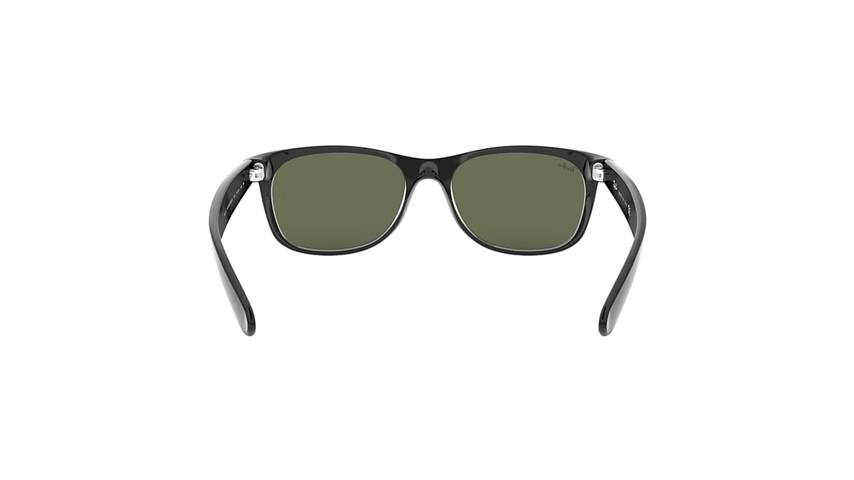  Ray-Ban RB2132 New Wayfarer Sunglasses Unisex 100% Authentic  (Matte Black Frame Blue Mirror Lens, 52) : Clothing, Shoes & Jewelry