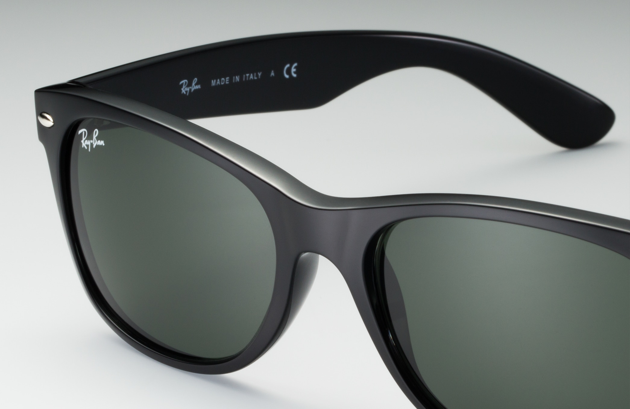 ray ban new wayfarer glossy black