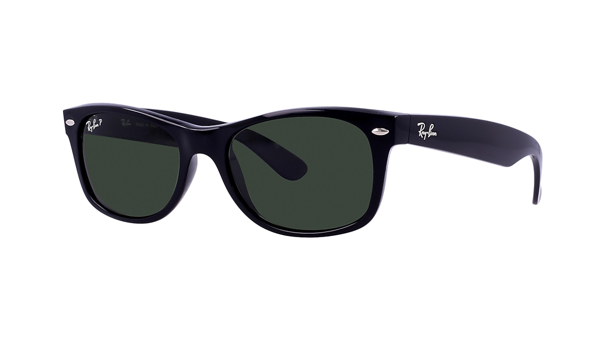 vis Medewerker Modernisering New Wayfarer Classic Sunglasses in Black and Green | Ray-Ban®