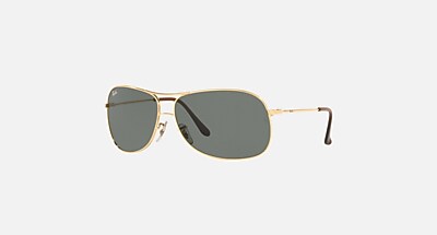 RB3267 Sunglasses in Arista Gold and G-15 Green (64-13) - RB3267