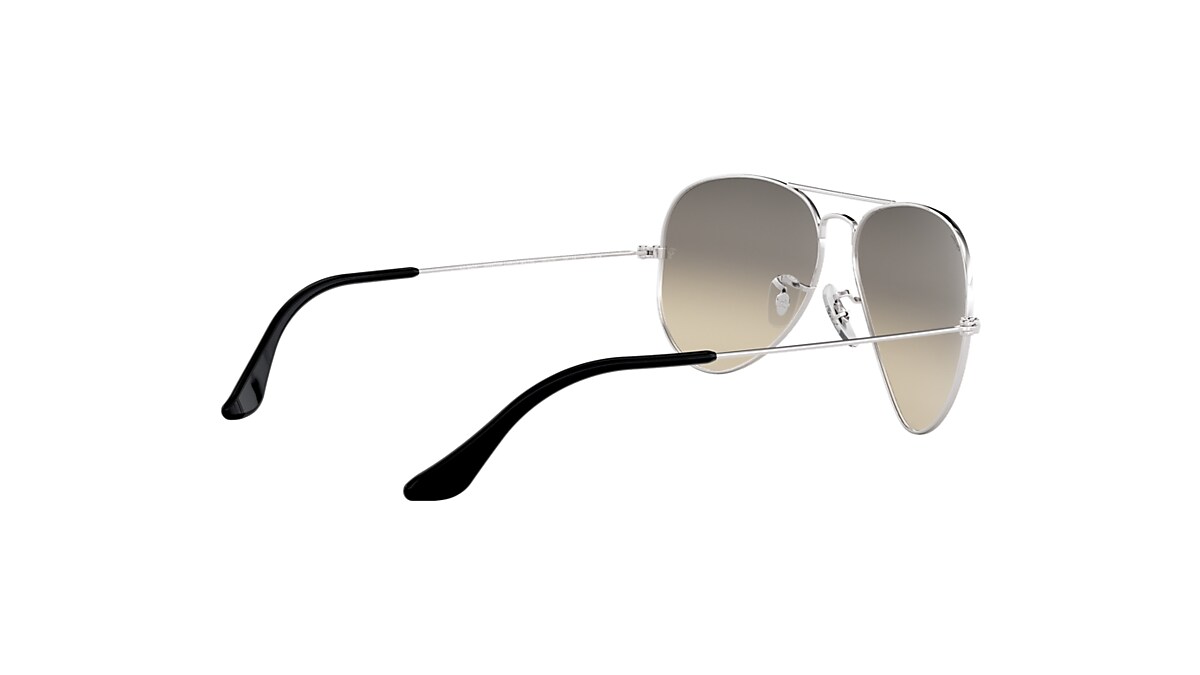 AVIATOR GRADIENT Sunglasses in Silver and Grey Gradient