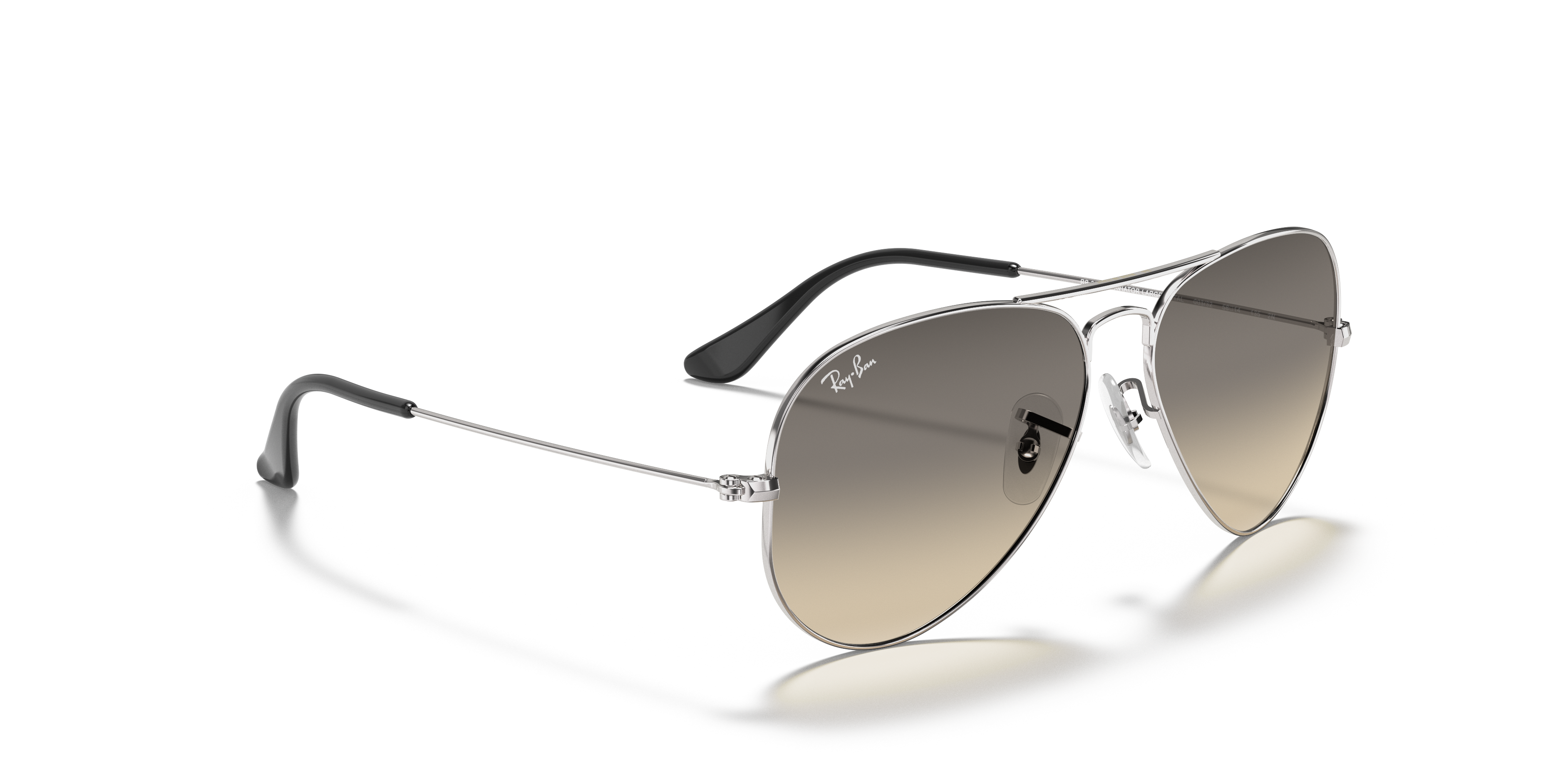 gray gradient ray ban aviator