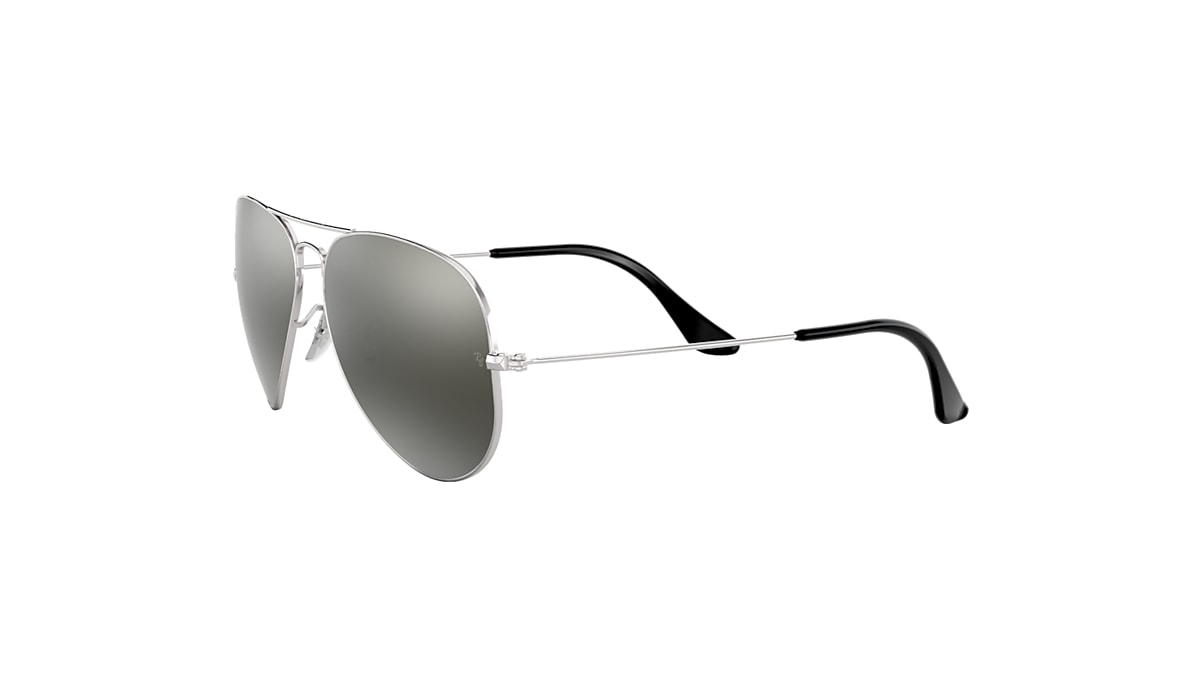 Resultaat Steil kennis Aviator Mirror Sunglasses in Silver and Silver | Ray-Ban®