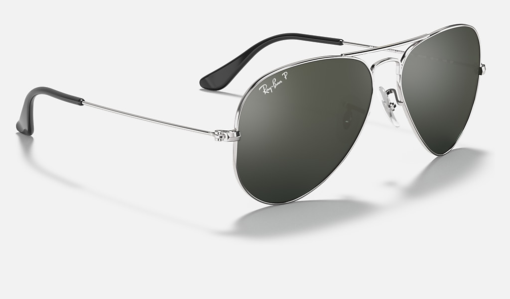 Resultaat Steil kennis Aviator Mirror Sunglasses in Silver and Silver | Ray-Ban®