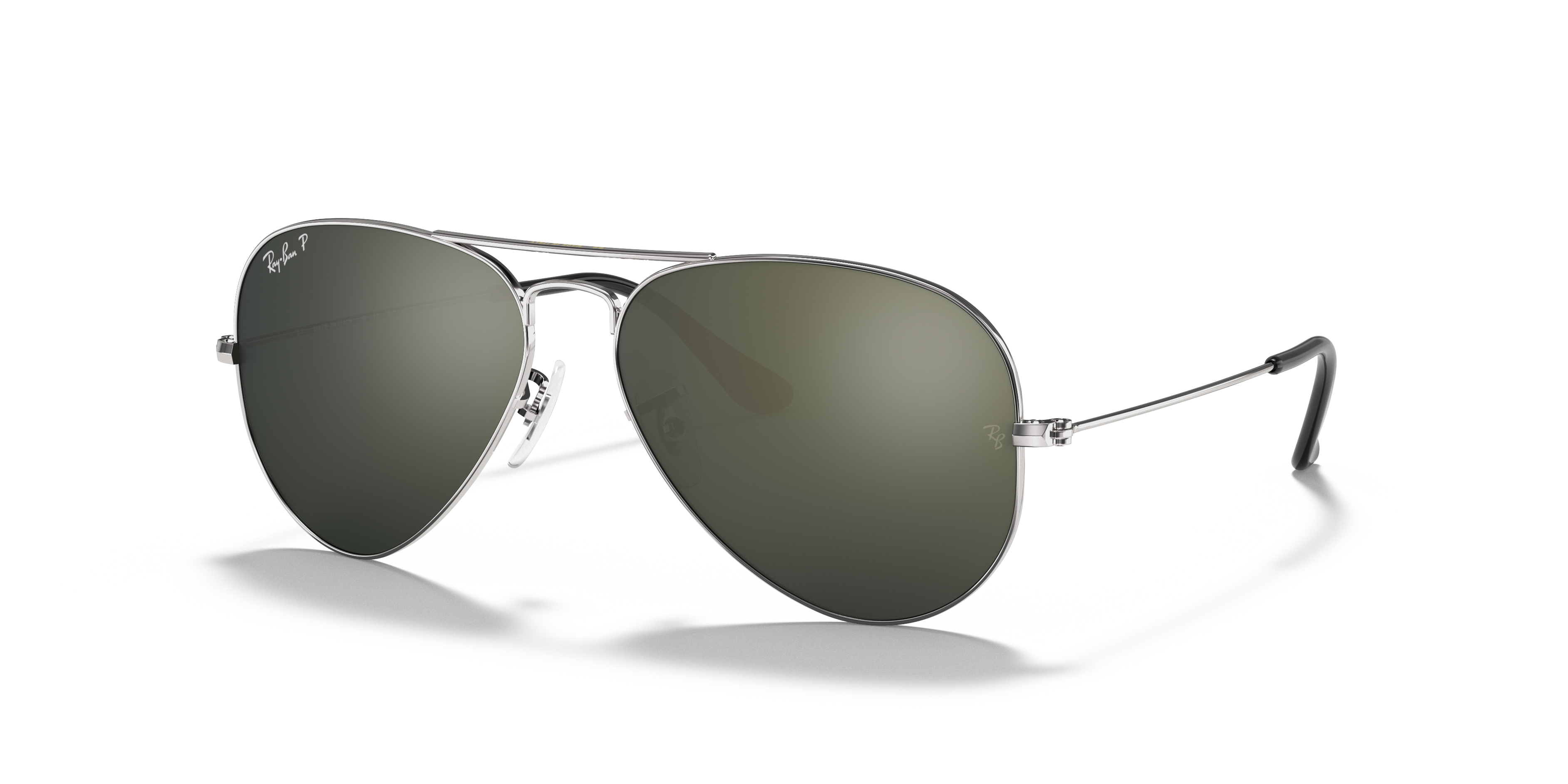 ray ban silver polarized