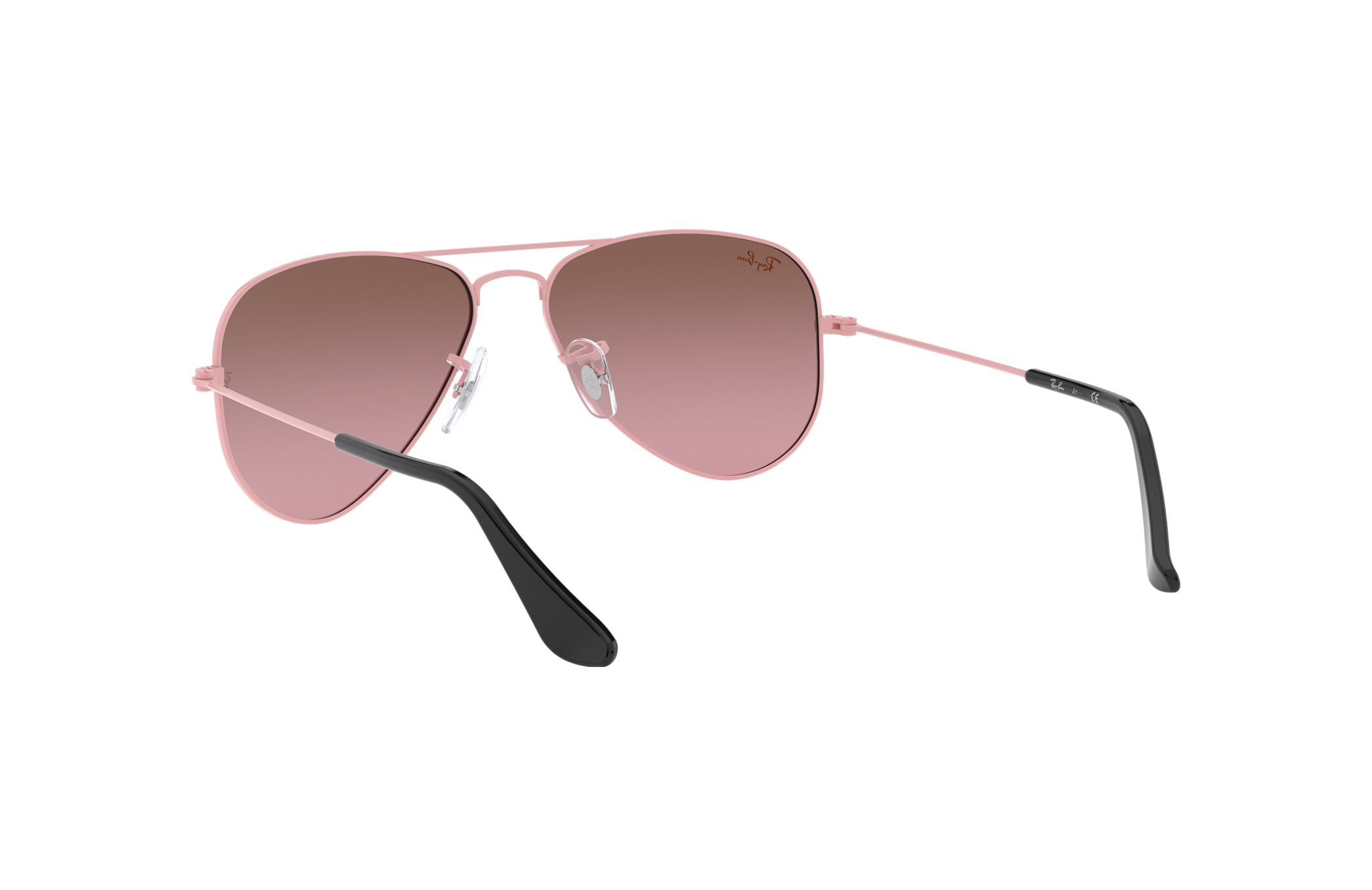 ray ban junior aviator pink