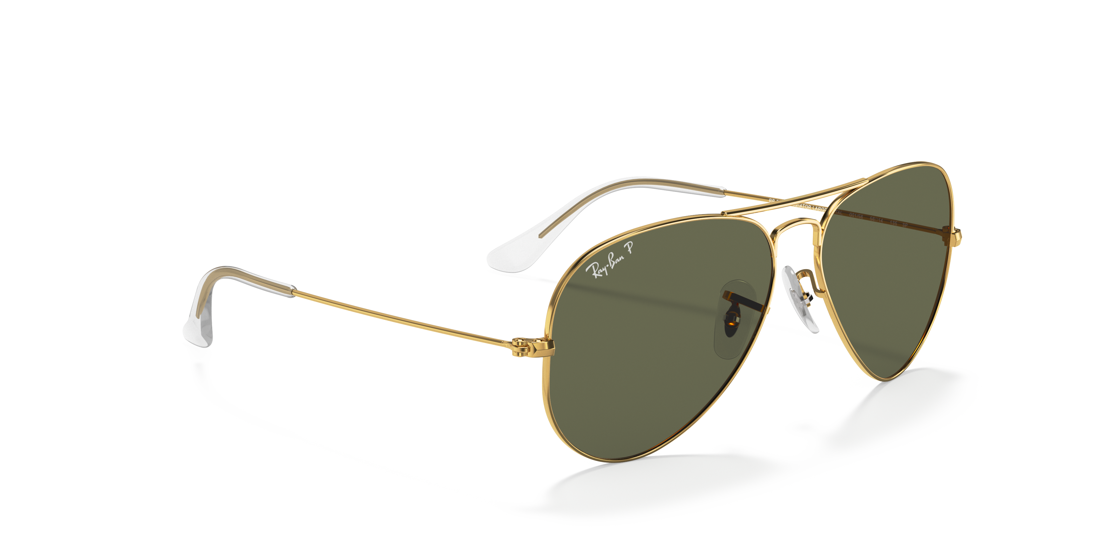 ray ban p gold