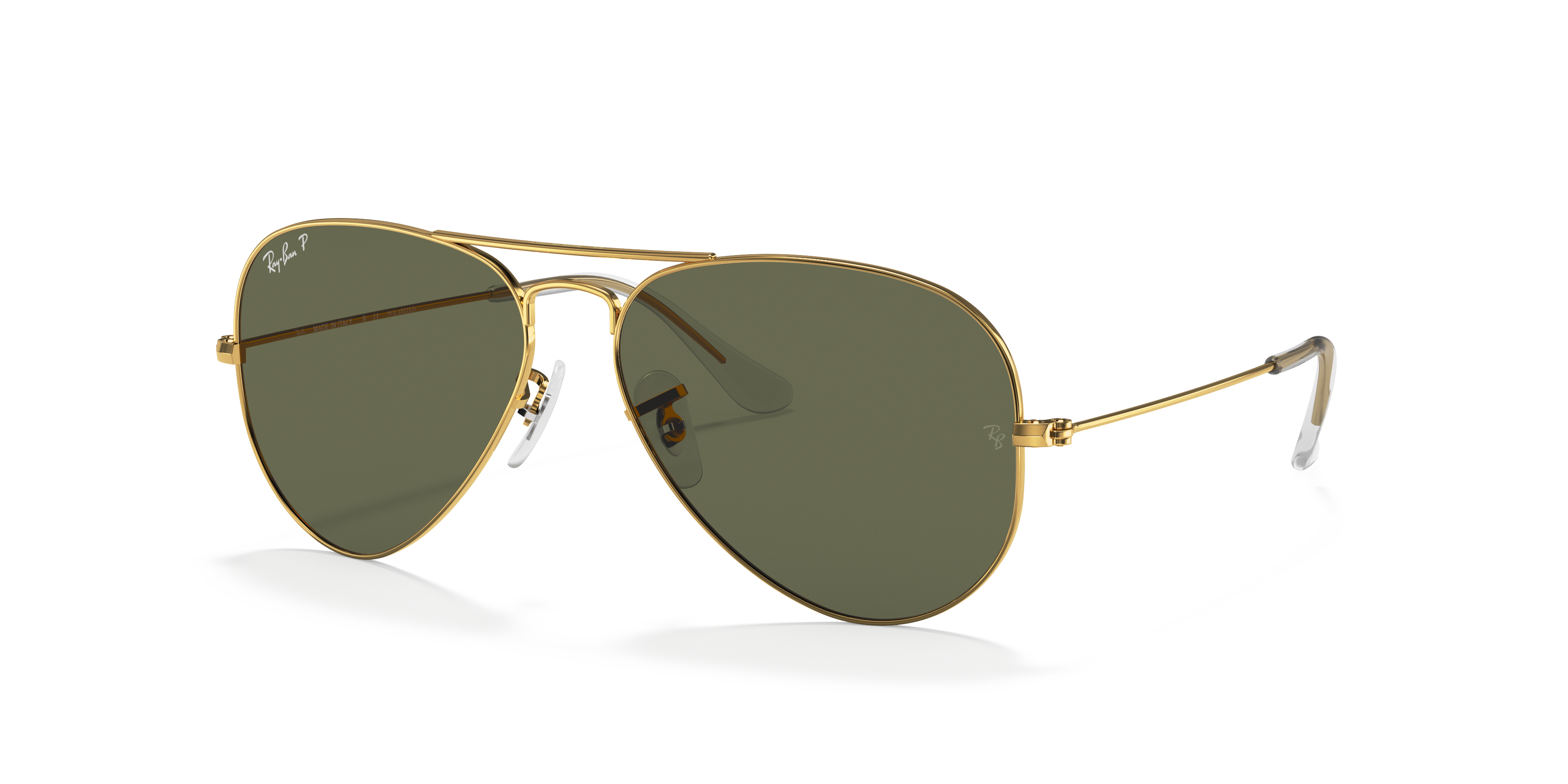 POLARIZED LENS FLAT TOP BLACK FRAME Classic Aviator Anti Glare Sunglasses