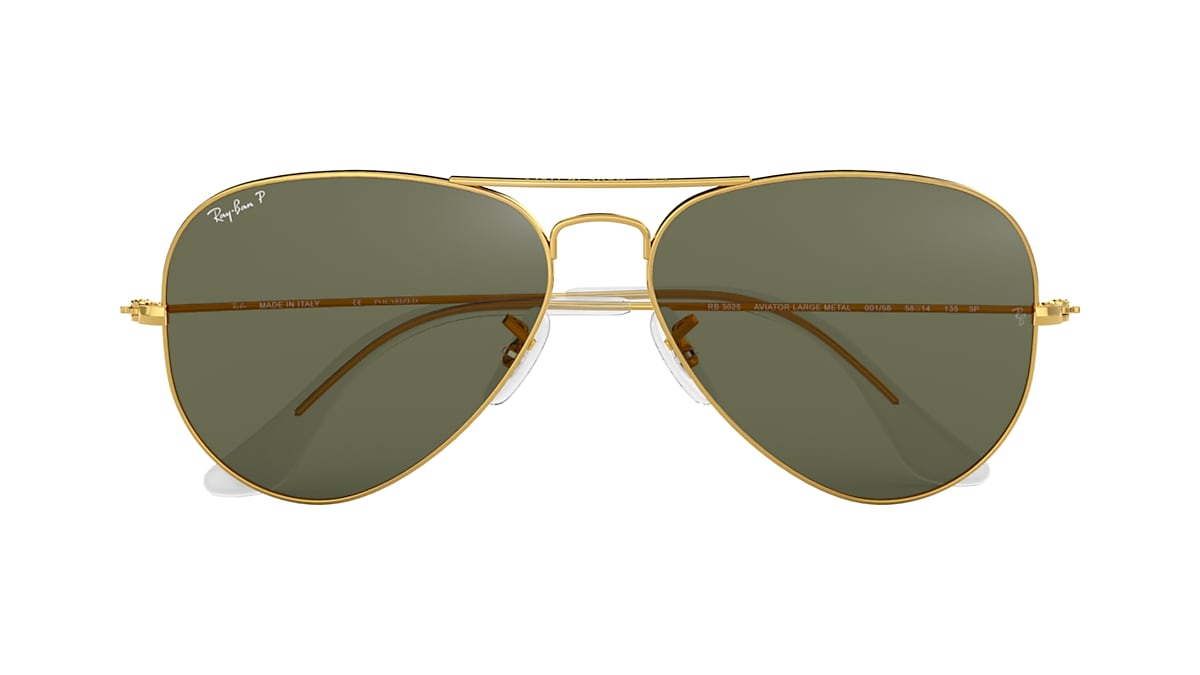 AVIATOR CLASSIC Sunglasses in Gold and Green - RB3025 | Ray-Ban® US