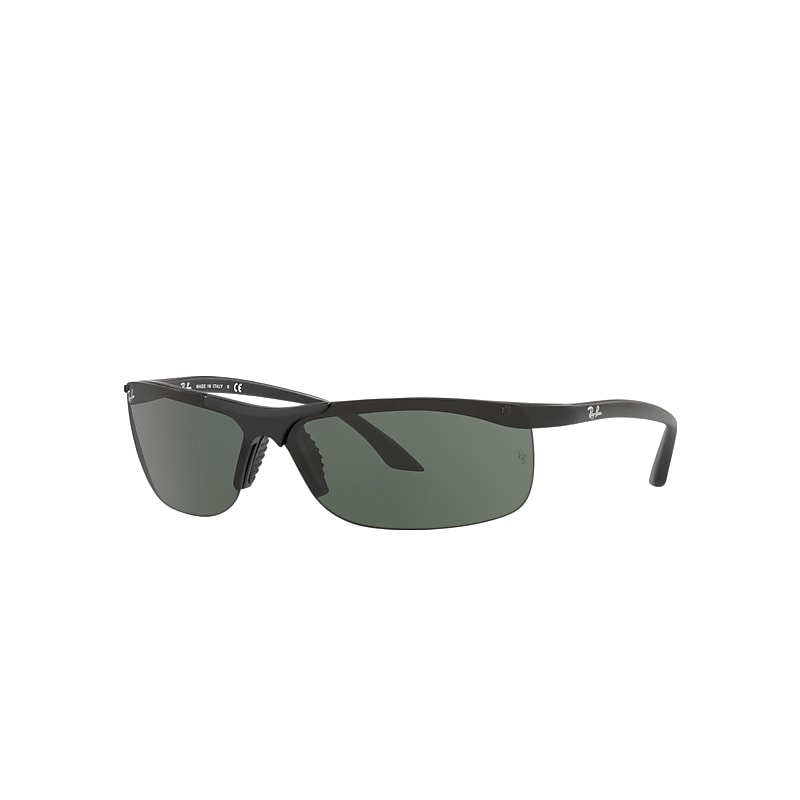 Ray-Ban Rb4085 Sunglasses Matte Black Frame Green Lenses 68-10