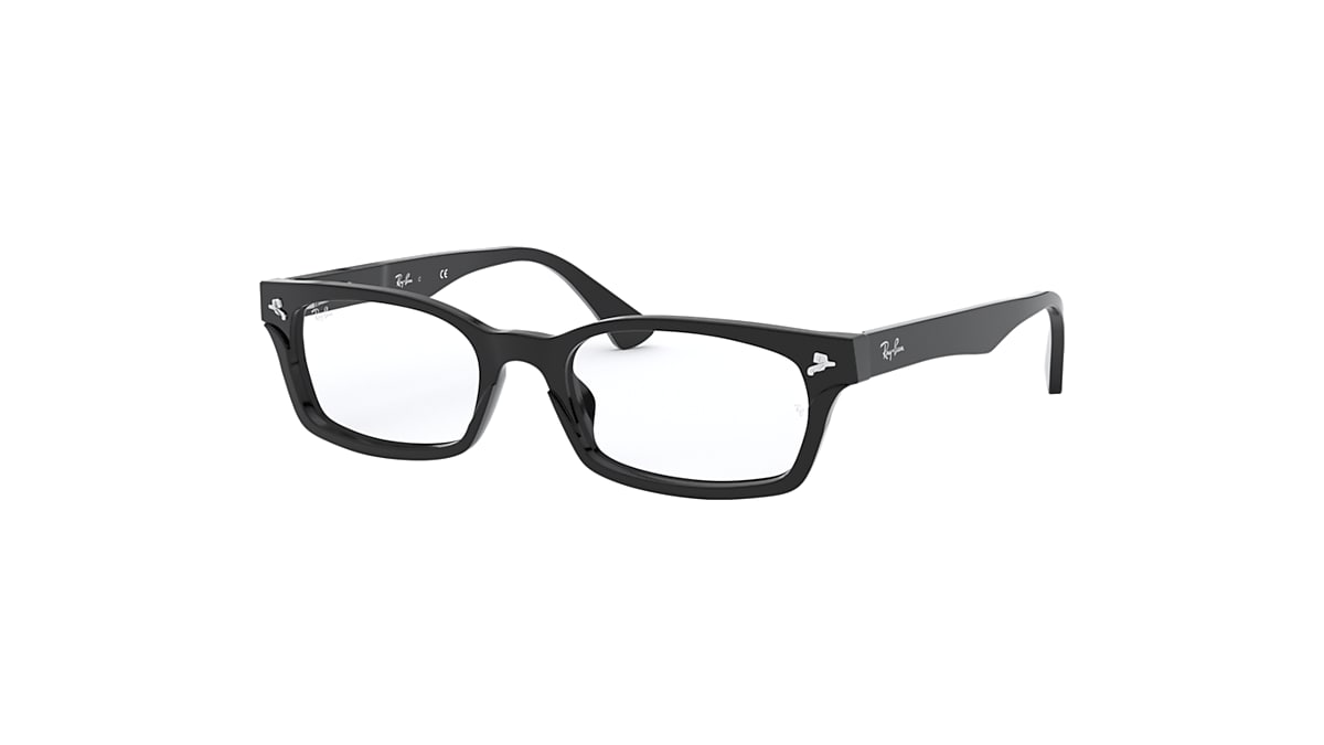 Ray-Ban Eyeglasses Unisex Rb5017a Prescription - Black Frame Clear Lenses  52-19