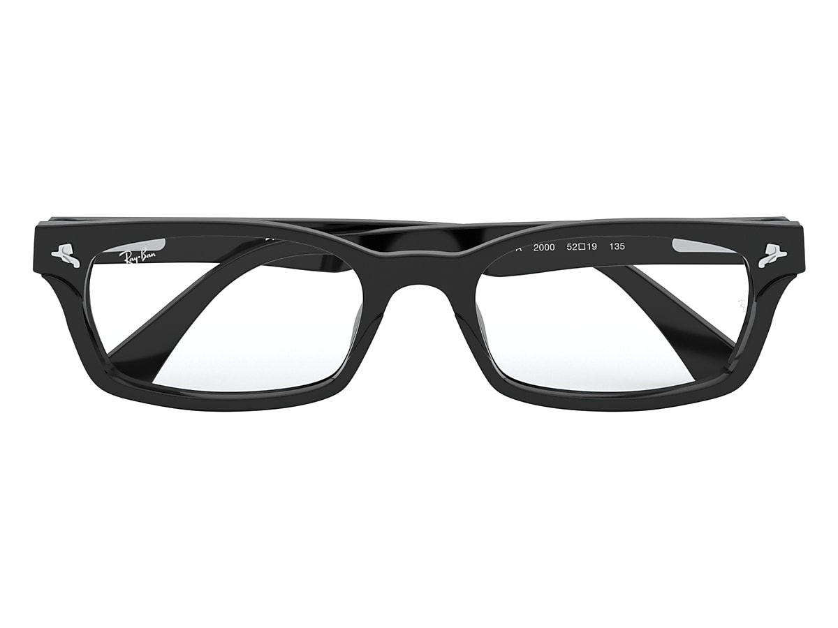 Ray-Ban Rb5017a Optical Black Frame Clear Lenses 52-19