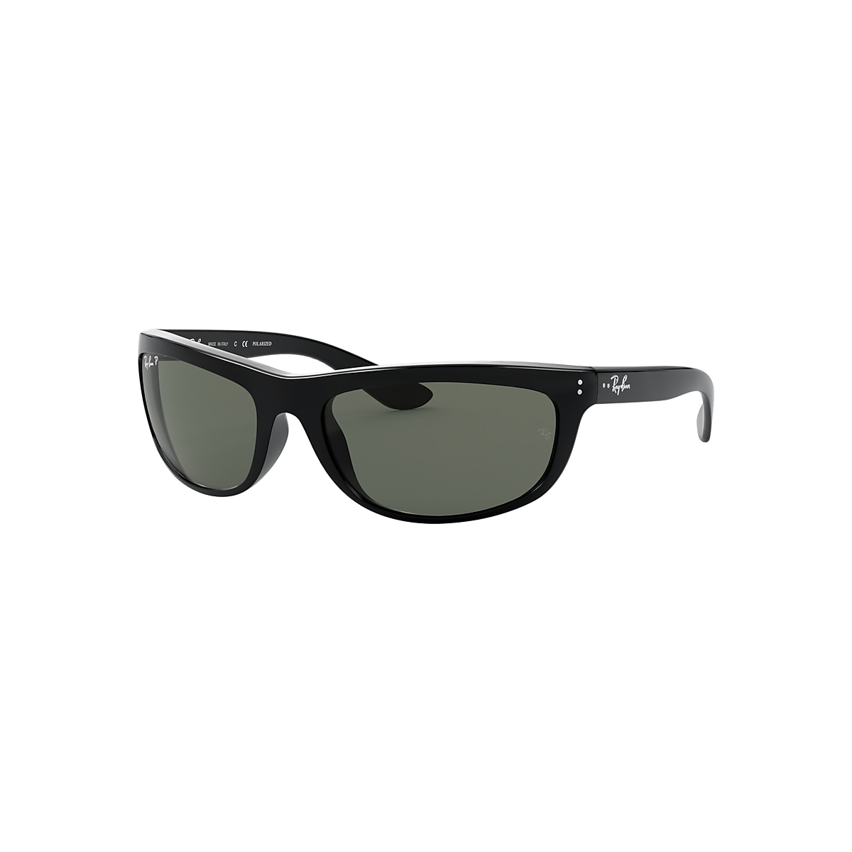 Hysterisch Kast Formuleren Balorama Sunglasses in Black and Green | Ray-Ban®