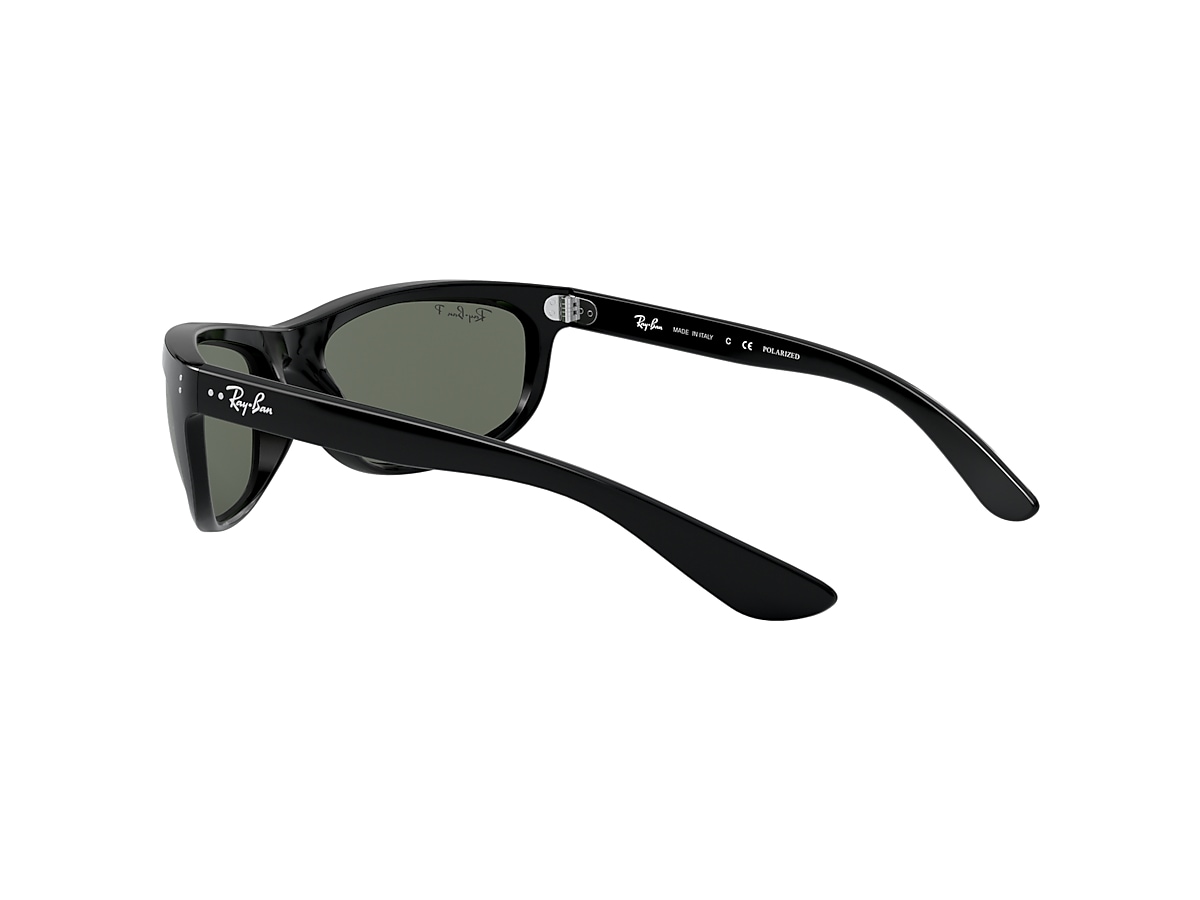 Balorama Sunglasses in Black and Green | Ray-Ban®