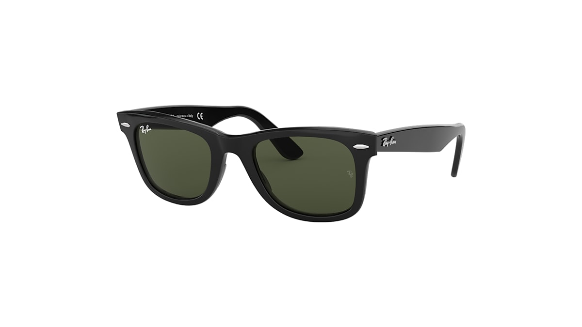 Ceder Oriental perderse Gafas de Sol Original Wayfarer Classic en Negro y Verde | Ray-Ban®
