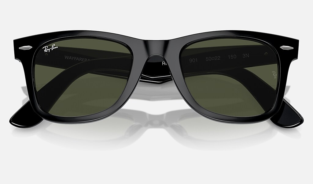 Original Wayfarer Classic Sunglasses in Preto and Verde | Ray-Ban®