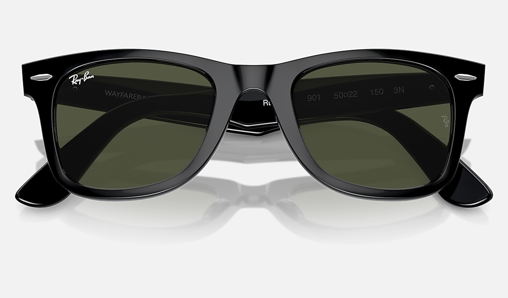 Fourth boom somewhat Original Wayfarer Classic Sunglasses in Black and Green | Ray-Ban®