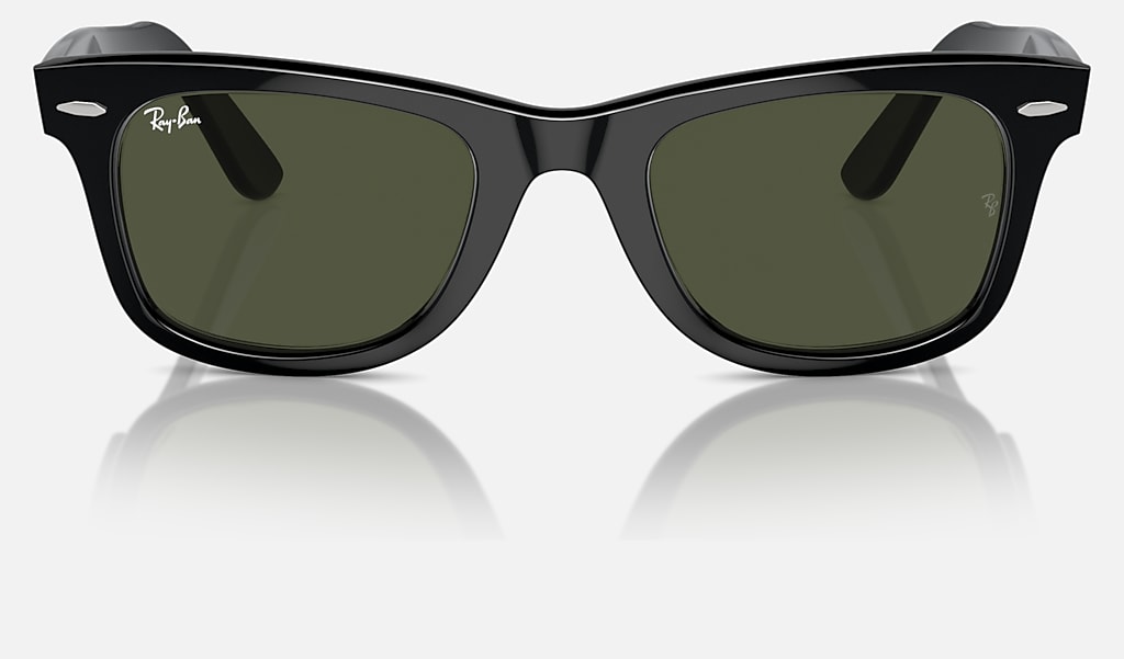 Gafas de Sol Wayfarer Classic en Negro Verde Ray-Ban®