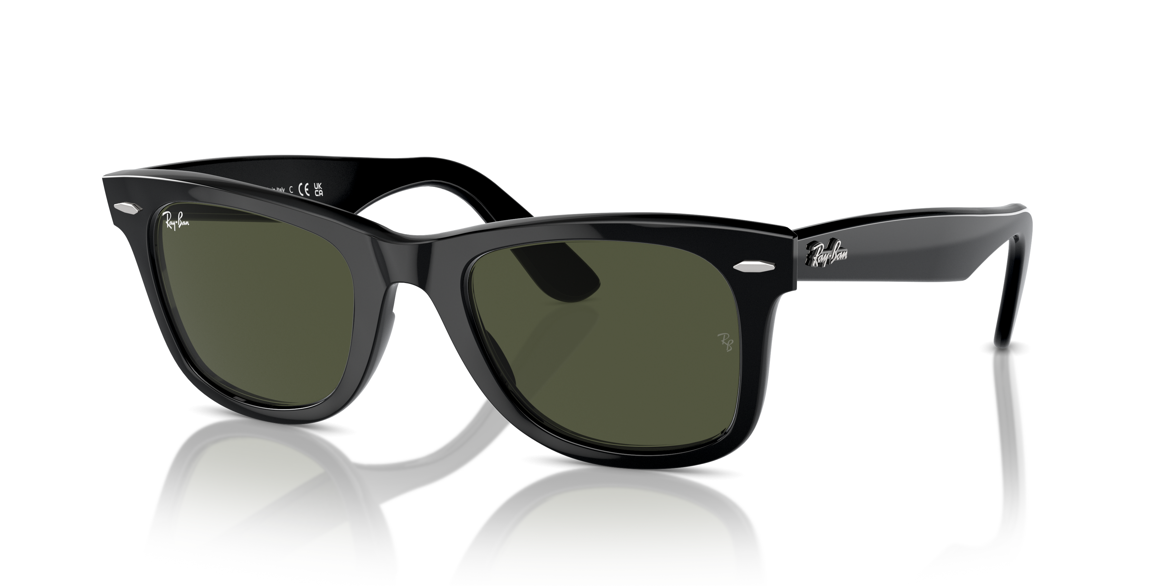 Loopies Wayfarer Polarised Folding Sunglasses in Black