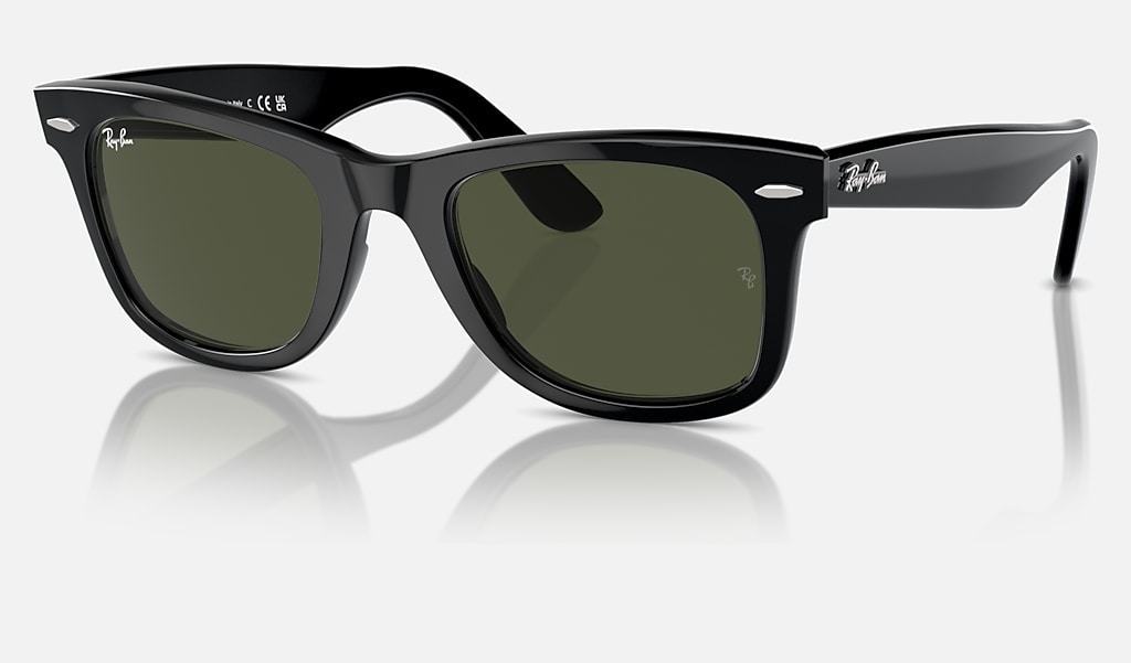 Superior malla idea Gafas de Sol Original Wayfarer Classic en Negro y Verde | Ray-Ban®