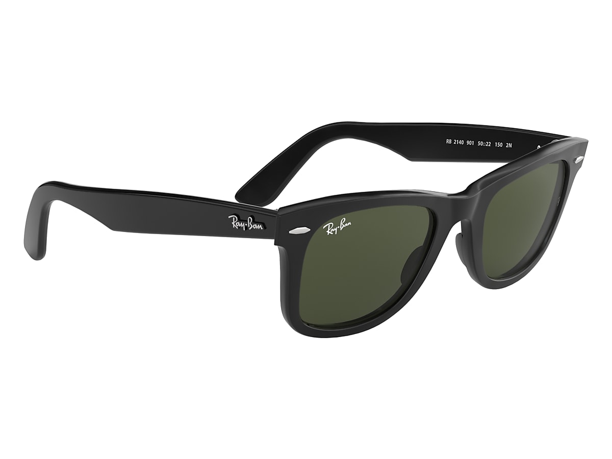 Religiøs Dyrt krabbe ORIGINAL WAYFARER CLASSIC Sunglasses in Black and Green - RB2140 | Ray-Ban®  US