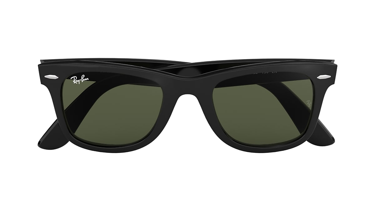 Bacteria Smash Mauve Original Wayfarer Classic Sunglasses in Black and Green | Ray-Ban®