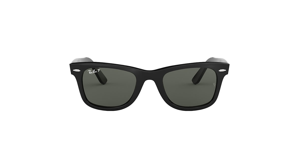Waarschuwing Sherlock Holmes nederlaag Original Wayfarer Classic Sunglasses in Black and Green | Ray-Ban®