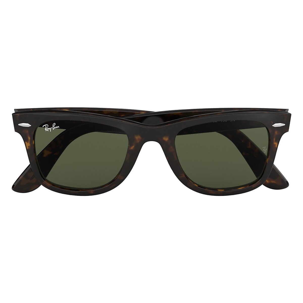 Original Wayfarer Classic Sunglasses in Tortoise and Green | Ray-Ban®