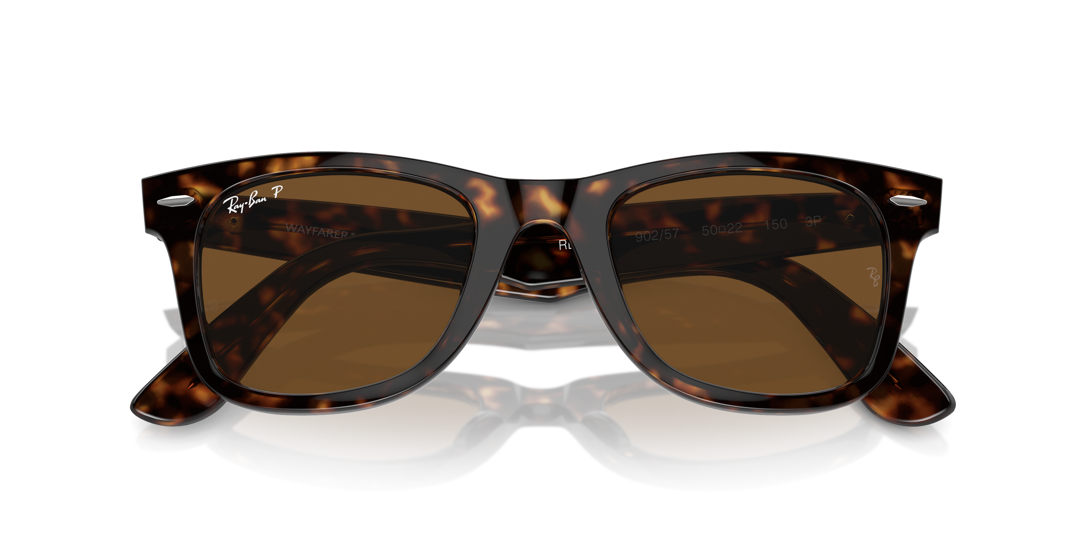 Accessoires Zonnebrillen & Eyewear Brillen Ray-Ban RB2140 1176/17 Tortoise Polarized Zonnebril Frame Alleen H2742 