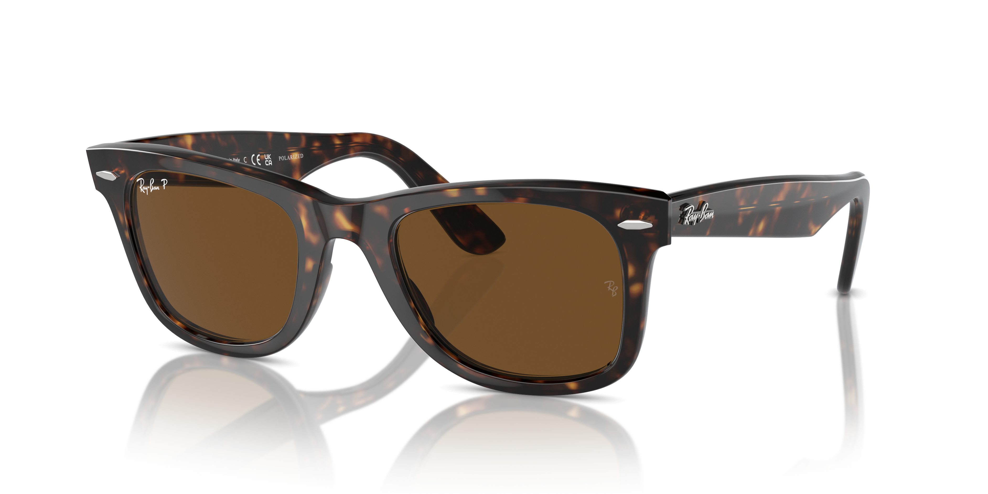 Ray-Ban - Wayfarer Original Polarised Sunglasses on Designer Wardrobe