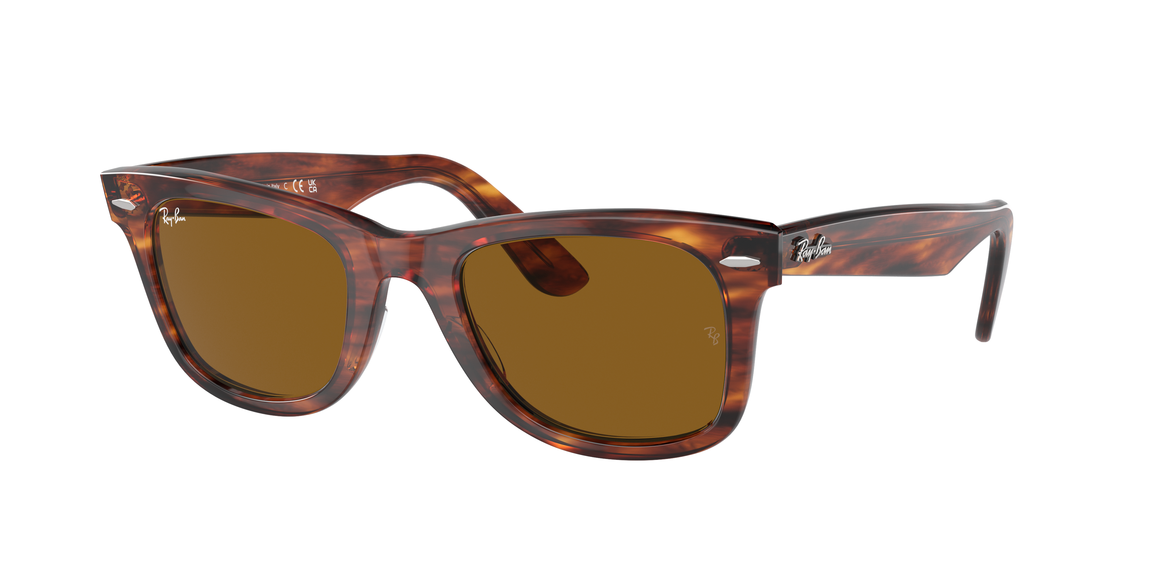 ray ban rb2140 wayfarer sunglasses tortoise frame crystal brown