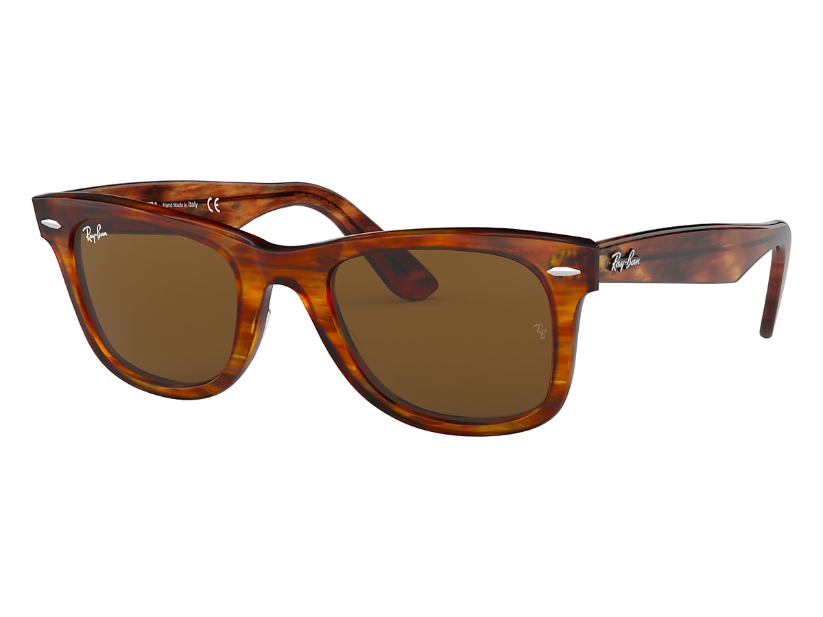 ORIGINAL WAYFARER CLASSIC Sunglasses in Striped Havana and Brown 