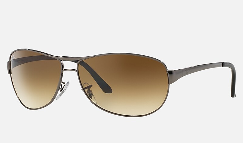 WARRIOR Sunglasses in Gunmetal and Light Brown - RB3342 | Ray-Ban® EU