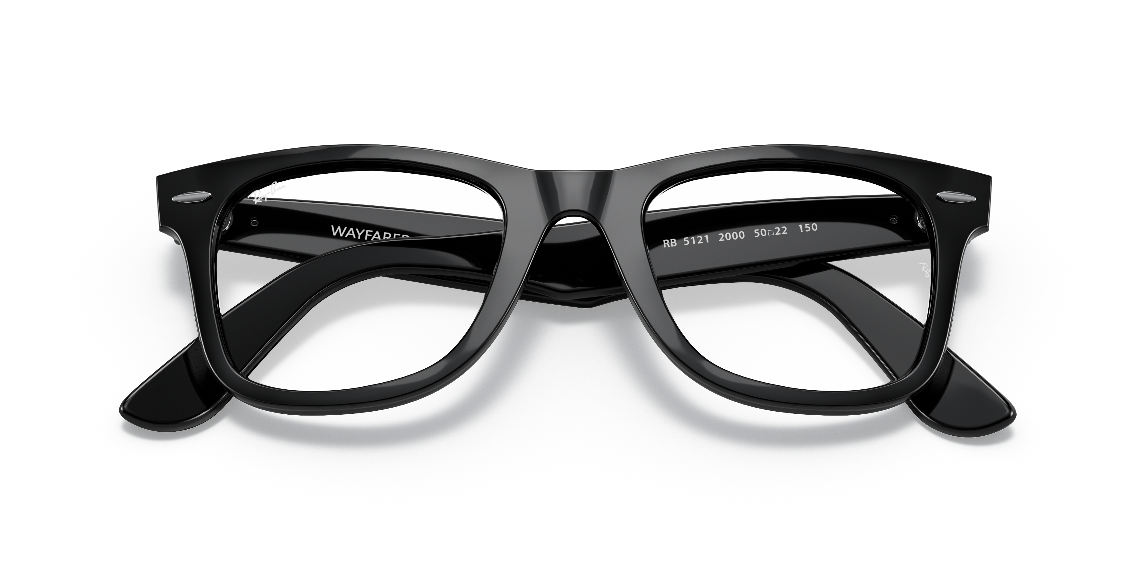 Original Wayfarer Optics Eyeglasses with Black Frame | Ray-Ban®