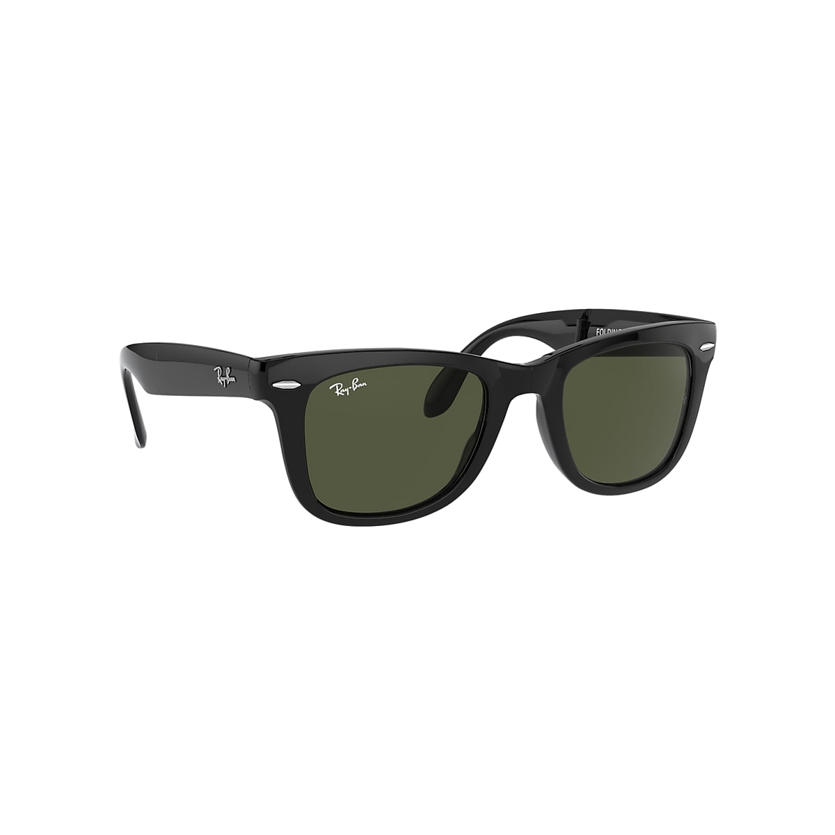 Klage dissipation Violin WAYFARER FOLDING CLASSIC Sunglasses in Black and Green - RB4105 | Ray-Ban®  US